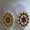 Family Cart Carrom Tournament Striker ( Set of 2 ) Design/Color May Vary 100% with Fast Delivery view 1