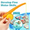 TOP BRIGHT Montessori Toddler Fishing Game - Kids Wooden Magnetic Fishing Toys Gifts for 3 Years Old Girls Boys, Fine Motor Skills for Toddler view 3