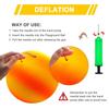 Beetwo Four Square Balls, 8.5 Inch Playground Ball for Kids Outdoor Dodgeball Kickball Handball Game with Hand Pump (4 Pack) view 4