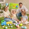 Duckura Bubble Leaf Blower, Outdoor Bubble Machine for Toddlers 1-3, Kids Bubble Gun Blower with 3 Bubble Solution, Summer Outside Yard Toy, Easter Party Favor Birthday Gift for Age 2 3 4 Boy view 2
