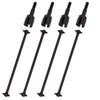 8 Pack Treehobby 90mm Stainless Steel 08029 Dogbones Drive Shaft & 02033 Stub Wheel Axle for 1/10 Redcat Volcano HSP Exceed RC Car Truck Replacement (Black) view 1