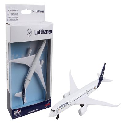 Daron Toy Airplane Lufthansa Die-Cast Metal Model Airplane Toy with Plastic Parts for Kids Ages 3+