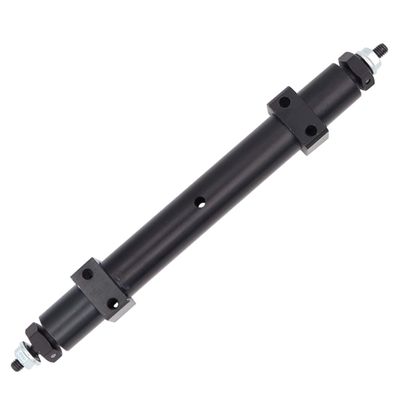 Treehobby Metal Non-Powered Rear Axle Tail Axle Upgrade Accessory Fit Compatible with Tamiya 1/14 RC Tractor Trailer Rear Axle Spare Parts (Black) (140mm)