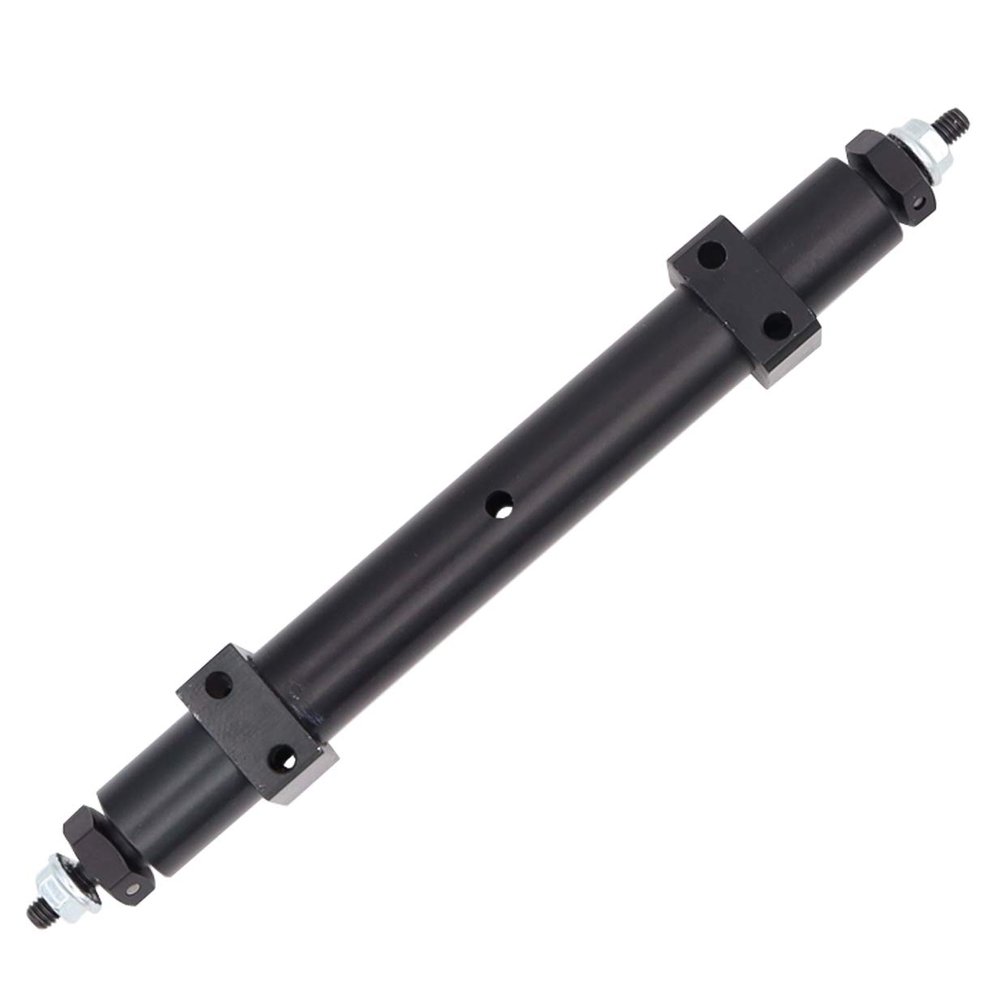 Treehobby Metal Non-Powered Rear Axle Tail Axle Upgrade Accessory Fit Compatible with Tamiya 1/14 RC Tractor Trailer Rear Axle Spare Parts (Black) (140mm)