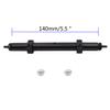 Treehobby Metal Non-Powered Rear Axle Tail Axle Upgrade Accessory Fit Compatible with Tamiya 1/14 RC Tractor Trailer Rear Axle Spare Parts (Black) (140mm) view 3