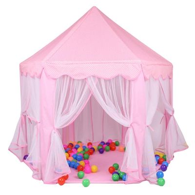 Children's Tent, Princess Room Castle Children's Theater Boy Game House Ball Pool Reading Corner Small House (Color : Pink, Size : #2)