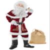 Halfjuly Santa Costume for Kids 12pcs Set Christmas Party Santa Claus Suit for Boys Red Deluxe Velvet Child Cosplay M view 1