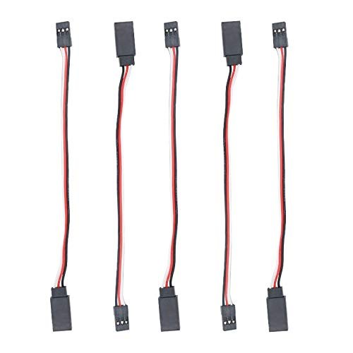 Davitu Electrical Equipments Supplies - 10set/lot 150mm 15cm Servo Extension Wire Lead Cable For JR plane and helicopter servo connection Male to Female 20%off