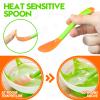 Baby Bowls and Spoons Kids Bowls Baby Bowls with Suction for Baby BPA Free, Microwave and Dishwasher Safe, Multicolor(Green) view 2