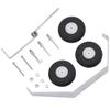 AONTOKY 1 Set Aluminum Landing Gear Wheel Kit DIY Parts for RC Plane Jet for Cessna 182 Replacement view 1
