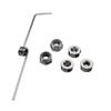 AONTOKY 1 Set Aluminum Landing Gear Wheel Kit DIY Parts for RC Plane Jet for Cessna 182 Replacement view 4