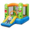 HONEY JOY Inflatable Bounce House, Blow up Moon Bounce for Kids w/Slide & Giant Bouncing Area, Oxford Carry Bag, Stakes, Indoor Outdoor Jumping Bouncy Castle for Backyard Playground (Without Blower) view 1