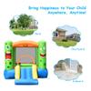 HONEY JOY Inflatable Bounce House, Blow up Moon Bounce for Kids w/Slide & Giant Bouncing Area, Oxford Carry Bag, Stakes, Indoor Outdoor Jumping Bouncy Castle for Backyard Playground (Without Blower) view 4