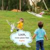 BooTaa Toy Airplanes, 2 Pack 20" Airplane Toys, Outdoor Kids Toys, Large Foam Plane Glider, Birthday Gifts for 3 4 5 6 7 8 9 10 Year Old Boys Girls, Outdoor Yard Games for Kids view 4