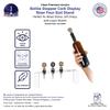 Marketing Holders 10 Pack Acrylic Wine Bottle Stopper Display Clear 4 Slot 9.75 Inch Wide x 2 Inch Deep Bar Organizing Riser with .75 Inch Holes Countertop Pedestal Stand Bar Organizer view 3
