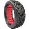 AKA Products INC. 18 Buggy Scribble Clay w/Red Insert AKA14030CR RC Tire view 1