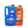 JOYIN 2 Bottles Bubbles Refill Solutions 64 oz (up to 5 Gallon), Concentrated Solution for Bubble Machine, Gun, Wand Refill Fluid Summer, Easter Toys(Orange+Blue) view 1