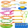 JOYIN Big Bubble Wands Set with with Tray, 21" Giant Bubble Wands Bulk for Kids, Summer, Outdoor Play Period & Birthday Party & Games, 6 Pcs Solution Suitable, Suitable for All Age People view 1