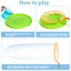 JOYIN Big Bubble Wands Set with with Tray, 21" Giant Bubble Wands Bulk for Kids, Summer, Outdoor Play Period & Birthday Party & Games, 6 Pcs Solution Suitable, Suitable for All Age People view 4