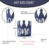 Navy Blue Birthday Crown For Kids - 1st Birthday Crown,1st Birthday Party Supplies view 2