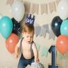 Navy Blue Birthday Crown For Kids - 1st Birthday Crown,1st Birthday Party Supplies view 4