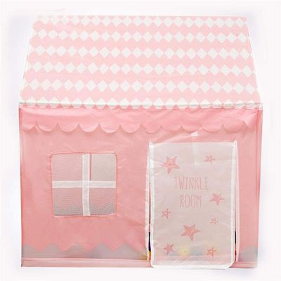 Children's Tent, Indoor Game House Girl Birthday Present Portable Easy to Clean Cotton Canvas (Color : Pink, Size : #1)