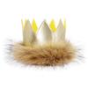 Baby Boy First Birthday Cake Smash Outfit Wild One Lion Photo Props Y-back Suspender Diaper Cover Shorts Pants Bow Tie King Crown 4pcs Clothes Set White 6-12 Months view 4