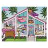 Barbie Dream House Jumbo Mega Playmat with Chairs and Dogs view 1