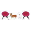 Barbie Dream House Jumbo Mega Playmat with Chairs and Dogs view 3