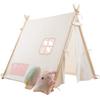 Children's Tent, Triangular Structure Cotton Canvas Princess Castle Foldable Easy to Store Boy Game House (Color : B) view 1