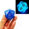 Bescon Jumbo Glowing D20 38MM, Big Size 20 Sides Dice Blue Glow in Dark, Big 20 Faces Cube 1.5 inch view 3