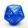 Bescon Jumbo Glowing D20 38MM, Big Size 20 Sides Dice Blue Glow in Dark, Big 20 Faces Cube 1.5 inch view 4