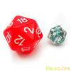 Bescon Jumbo Glowing D20 38MM, Big Size 20 Sides Dice Red Glow in Dark, Big 20 Faces Cube 1.5 inch view 4