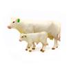 Buster Toys Charolais Cow and Calf Toys -- Farm Animal Toys Set Bundle view 1