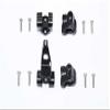 12pc Set Upgrades Aluminum Front/Rear AXLE Mount Set for Suspension Links 1/10 TRX4 Defender Trail Crawler RC Cars by GPM (Black) view 1