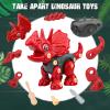 Sanlebi Take Apart Dinosaur Toys for 4 5 6 7 Year Old Boys Kids Building Toy Set with Electric Drill Construction Engineering Play Kit STEM Learning for Boys Girls Age 3 4 5 Year Old view 2