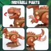 Sanlebi Take Apart Dinosaur Toys for 4 5 6 7 Year Old Boys Kids Building Toy Set with Electric Drill Construction Engineering Play Kit STEM Learning for Boys Girls Age 3 4 5 Year Old view 3