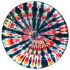 SAFAVIEH Washable Rug Paint Brush Collection - 6'7" Round, Black & Coral, Slip Resistant & Easy to Clean, Ideal for Living Room, Bedroom, Nursery, Kids Playroom, Dining Space (PTB126F) view 3