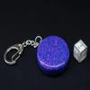 Miniblings Backgammon Token Key Ring Chain Kids Children Rings Playing Game Blue view 2