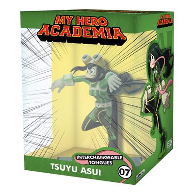 ABYSTYLE Studio My Hero Academia Tsuyu Asui SFC Collectible PVC Figure 7" Tall Statue MHA Anime Manga Figurine Home Room Office Decor Gift