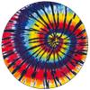 SAFAVIEH Washable Rug Paint Brush Collection - 6'7" Round, Fuchsia & Yellow, Slip Resistant & Easy to Clean, Ideal for Living Room, Bedroom, Nursery, Kids Playroom, Dining Space (PTB127A) view 3