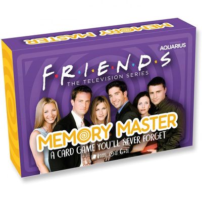 Aquarius Friends Memory Master Card Game - Fun Family Party Game for Kids, Teens & Adults - Entertaining Game Night Gift - Officially Licensed Friends TV Show Merchandise