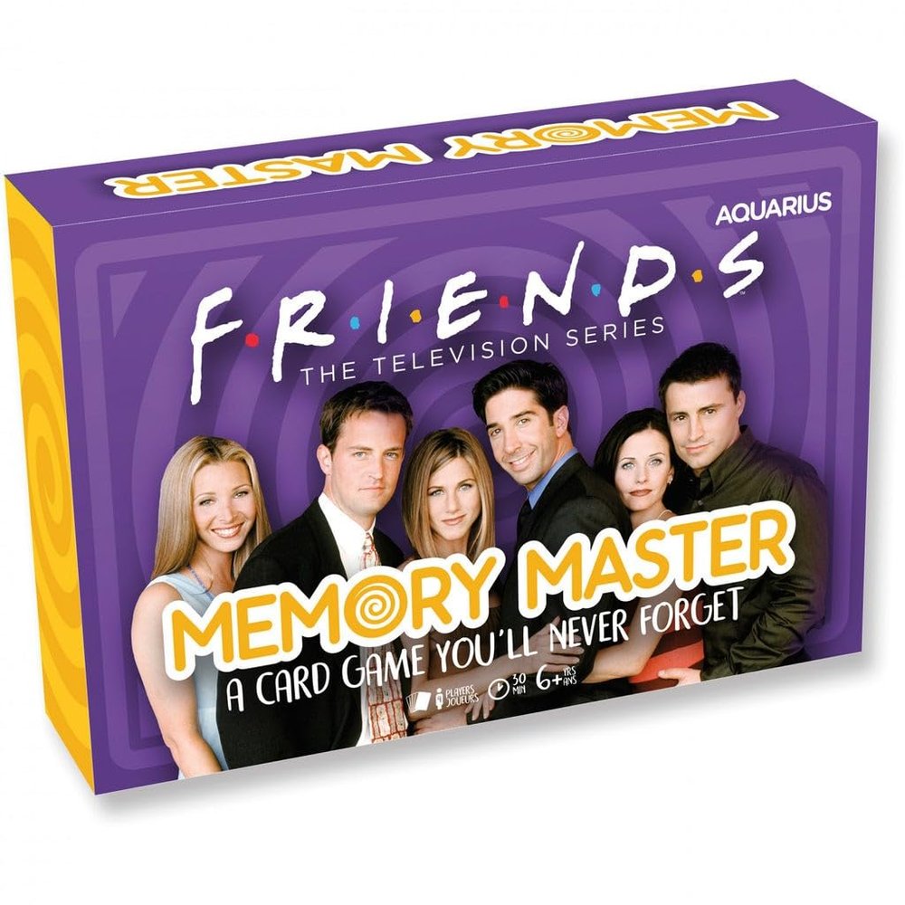 Aquarius Friends Memory Master Card Game - Fun Family Party Game for Kids, Teens & Adults - Entertaining Game Night Gift - Officially Licensed Friends TV Show Merchandise