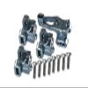 12pc Set Upgrades Aluminum Front/Rear AXLE Mount Set for Suspension Links 1/10 TRX4 Defender Trail Crawler RC Cars by GPM (Gray) view 1