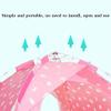 HOMEH Children's Tent, Pop-up Portable Fold Indoor Castle Outdoor Garden Birthday Party Light (Color : #1Pink) view 3