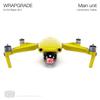 Wrapgrade Main Unit Skin Compatible with DJI Mavic Air 2 (LIMONCINO Yellow) view 2