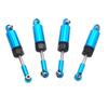 4Pack Share Goo Metal Shock Absorber Kit Damper Suspension Upgrade Part Compatible with WPL 1/16 C14 C24 RC Crawler Off-Road Car Truck (Blue) view 2
