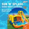 Banzai Inflatable Pool Water Slide, Blow Up Backyard Splash House, Sun N Splash view 2
