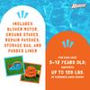 Banzai Inflatable Pool Water Slide, Blow Up Backyard Splash House, Sun N Splash view 4