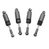 4Pack Share Goo Metal Shock Absorber Kit Damper Suspension Upgrade Part Compatible with WPL 1/16 C14 C24 RC Crawler Off-Road Car Truck (Dark gray) view 2